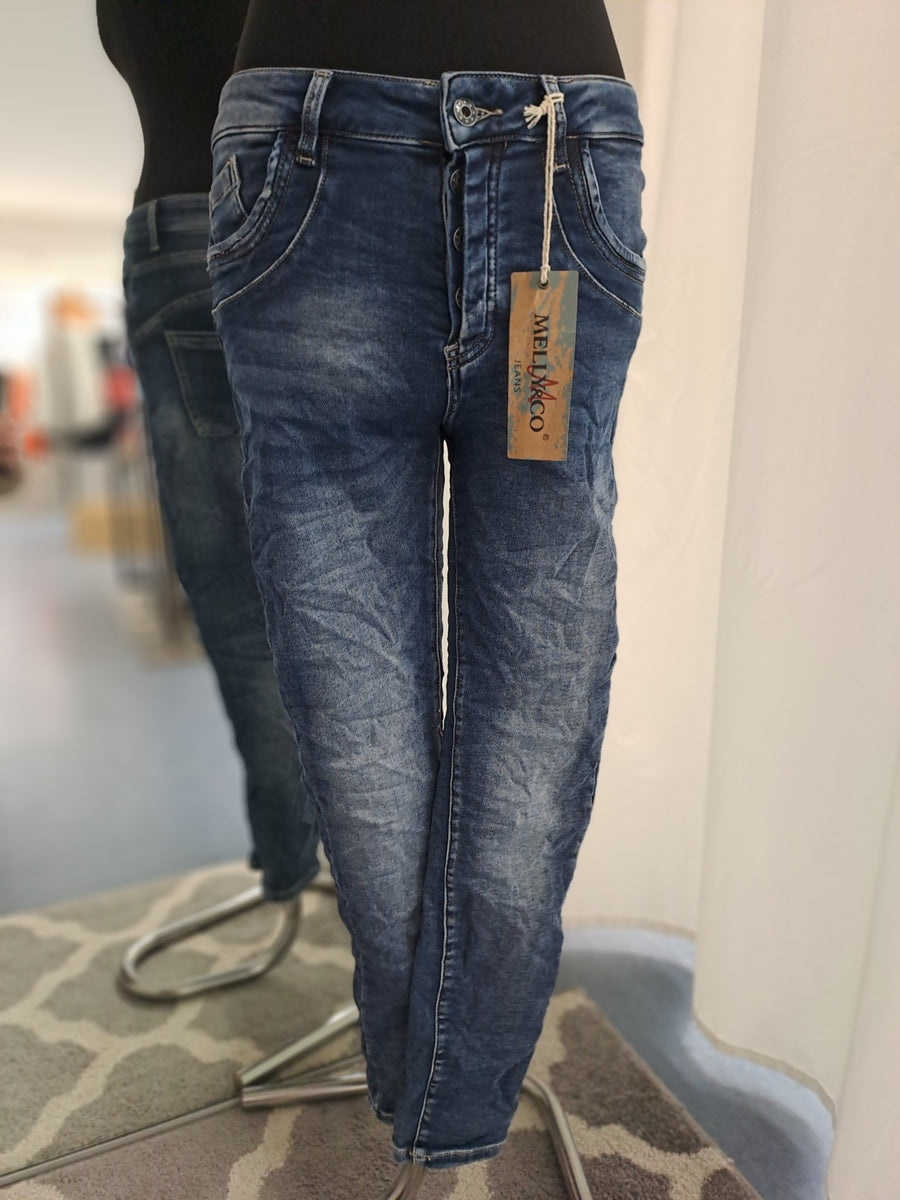 Melly & Co Jeans 15908 Blau