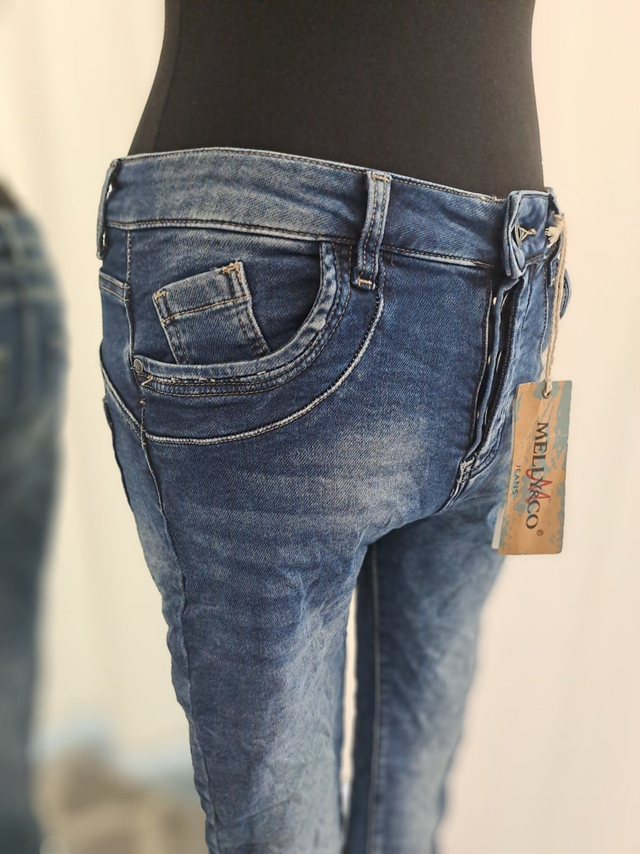 Melly & Co Jeans 15908 Blau