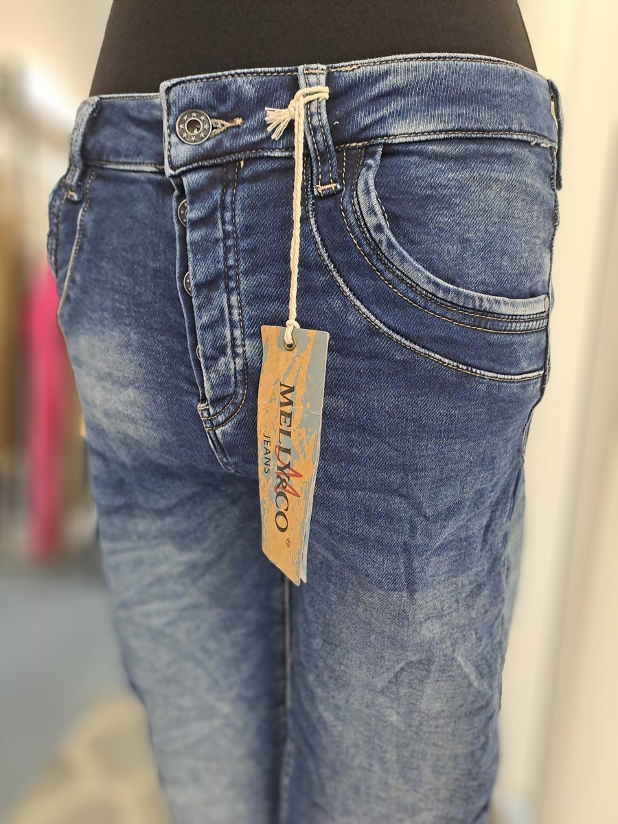 Melly & Co Jeans 15908 Blau