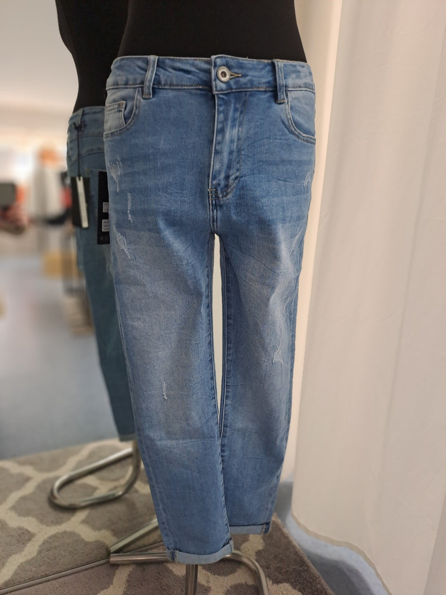 3D Denim Jeans 16021 Blau