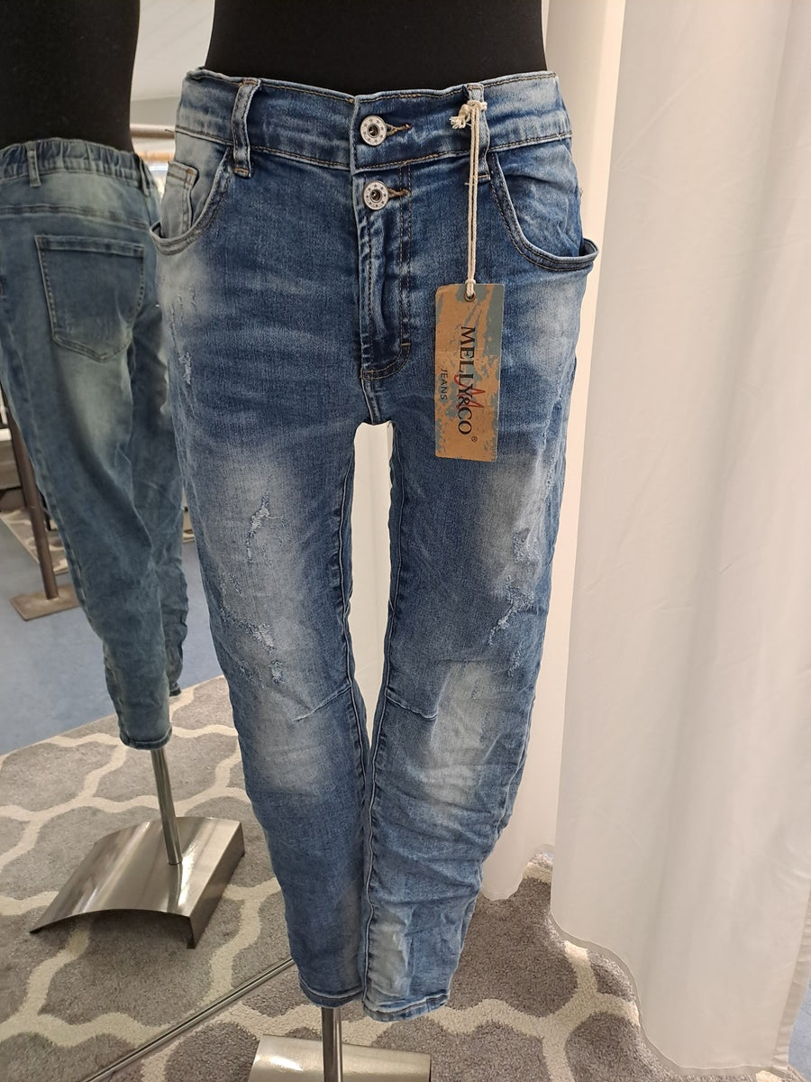 Melly & Co Jeans 16063 Blau