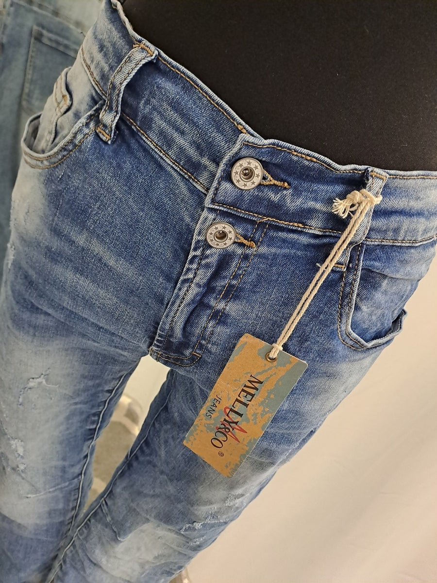 Melly & Co Jeans 16063 Blau