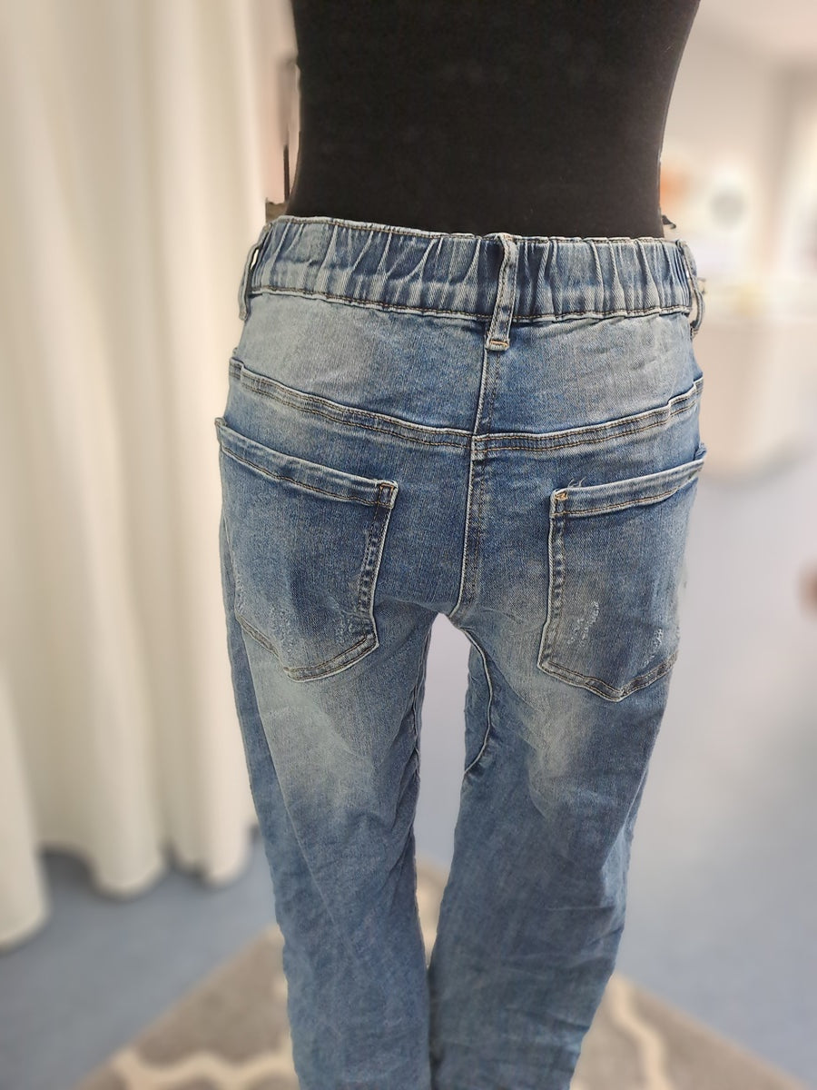 Melly & Co Jeans 16063 Blau