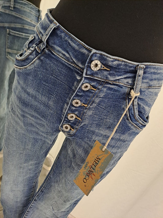 Melly & Co Jeans 16066 Blau