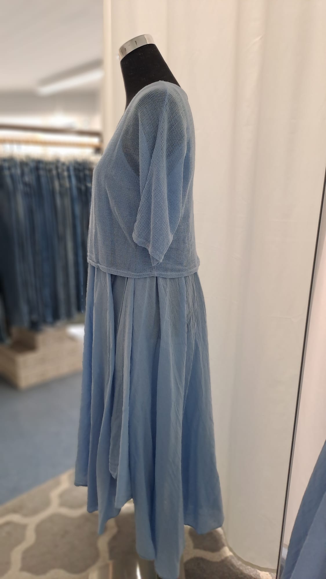 Liping Moda Midikleid 1863 Hellblau