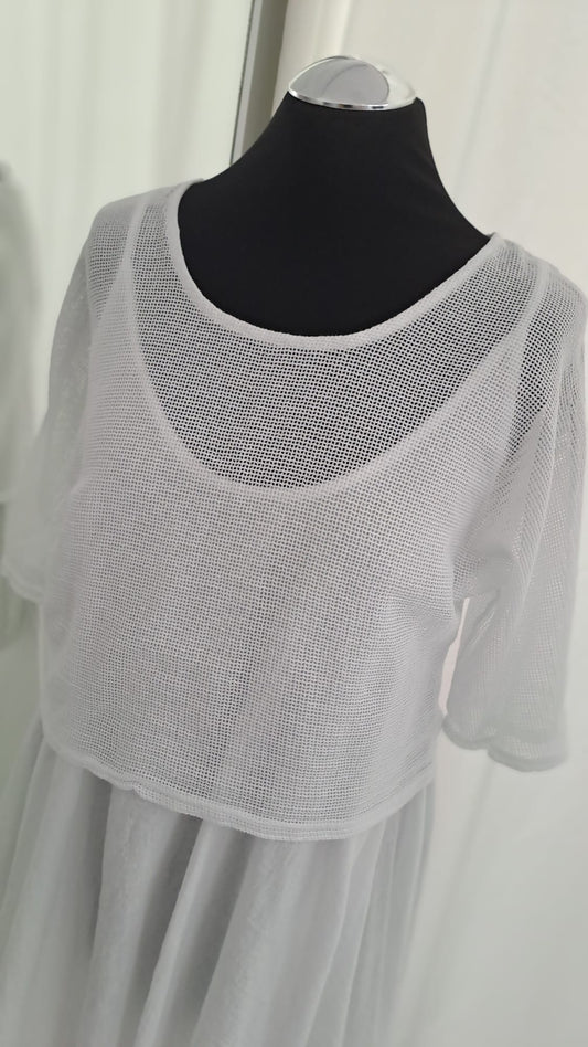 Liping Moda Midikleid 1867 Weiß