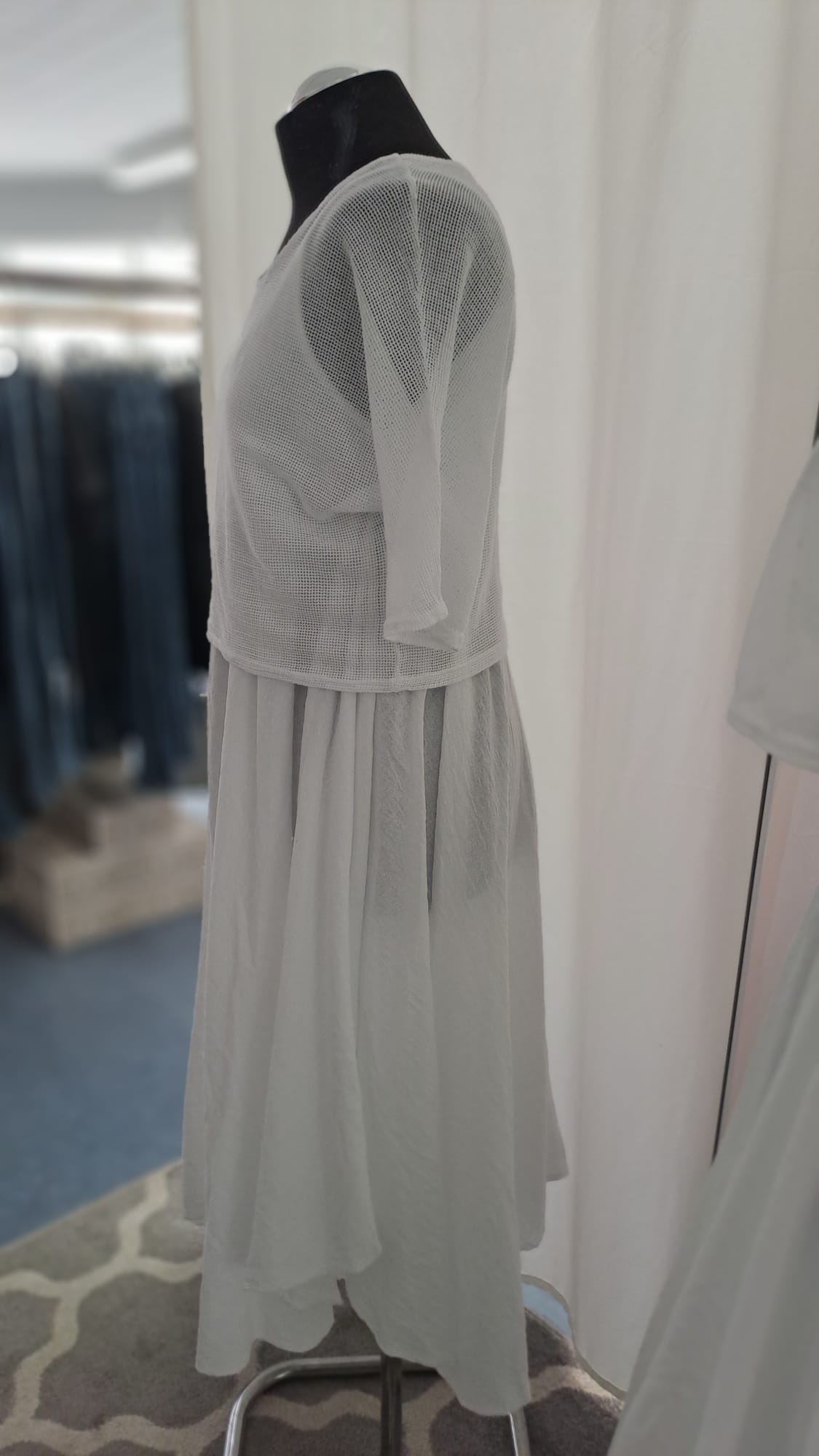 Liping Moda Midikleid 1867 Weiß