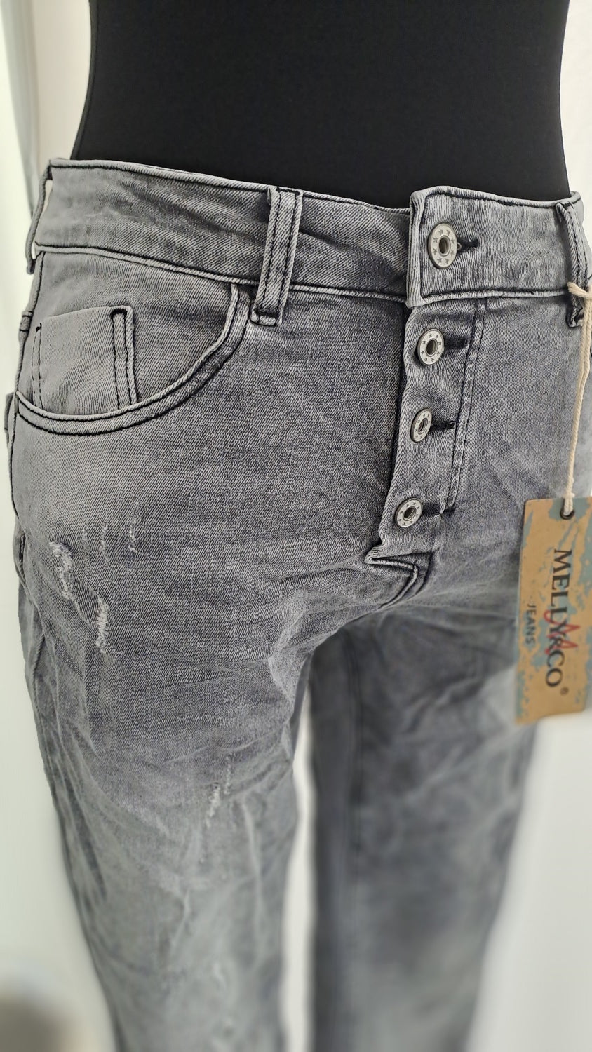 Melly & Co Jeans 7217 Grau