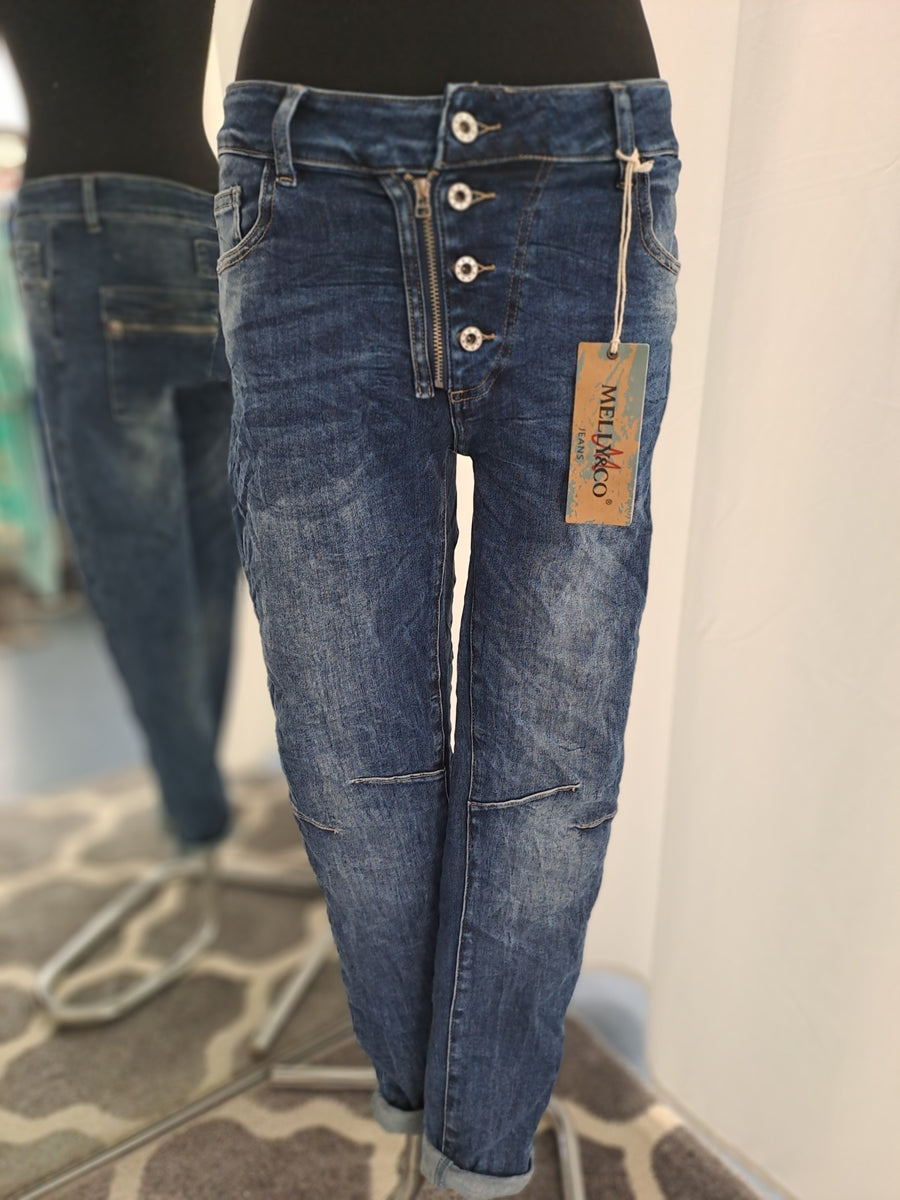 Melly & Co Jeans 14842 Blau