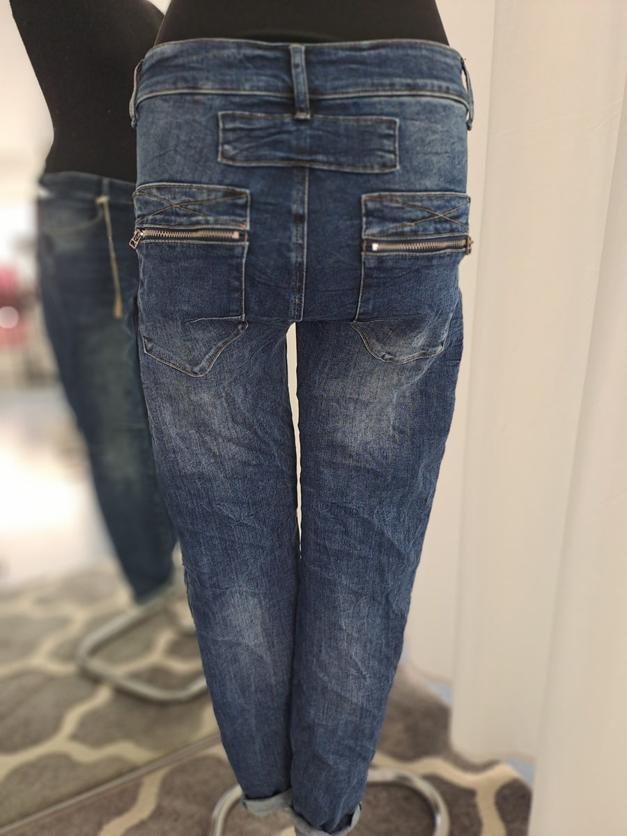 Melly & Co Jeans 14842 Blau