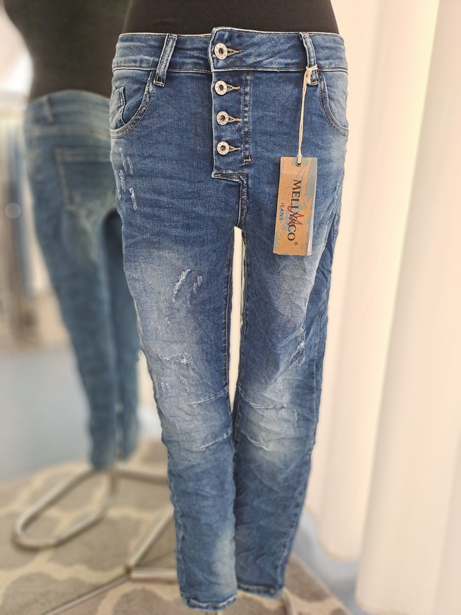Melly & Co Jeans 15058 Blau