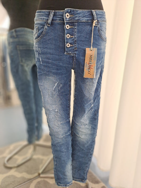 Melly & Co Jeans 15058 Blau