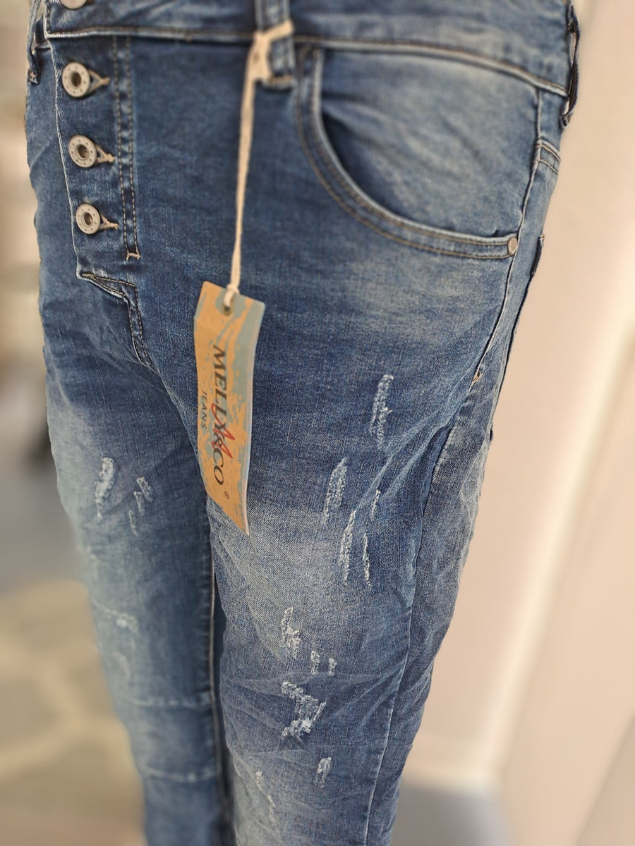 Melly & Co Jeans 15058 Blau