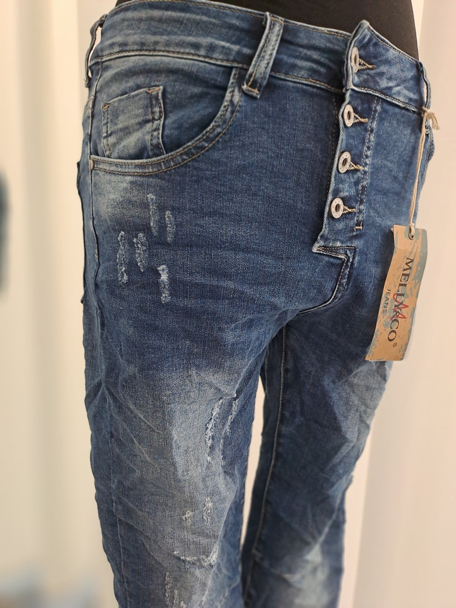 Melly & Co Jeans 15058 Blau