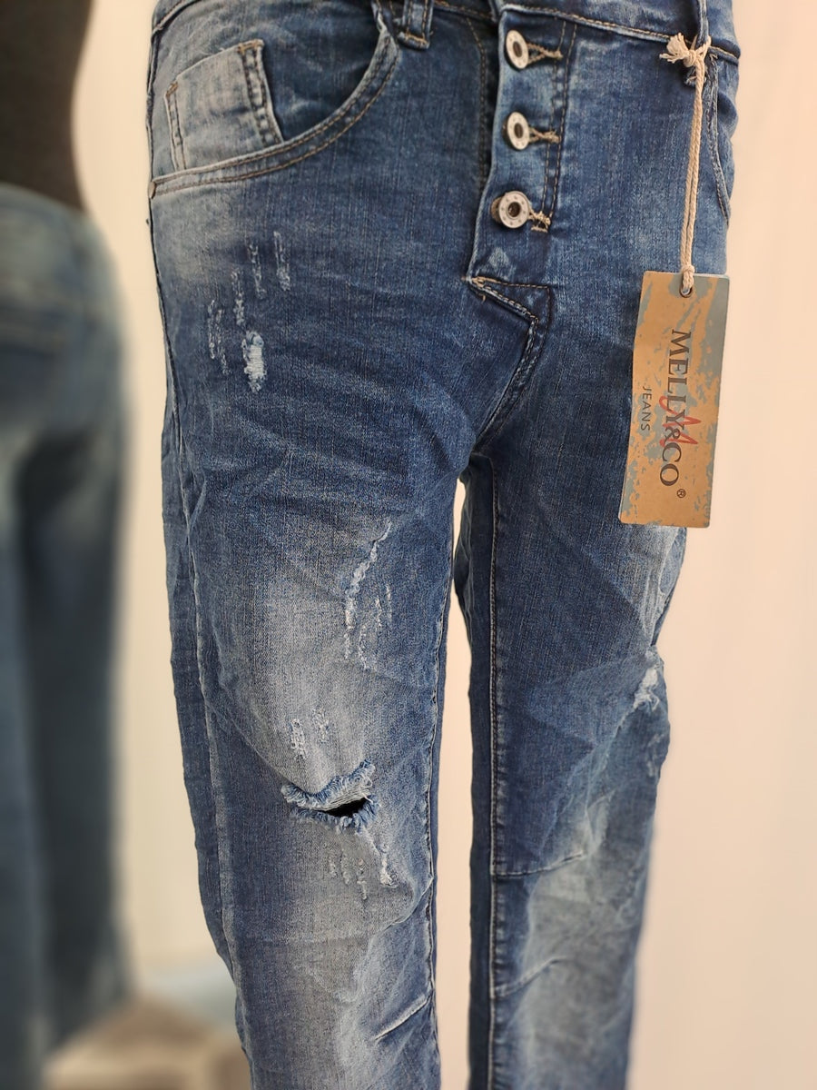 Melly & Co Jeans 15532 Blau