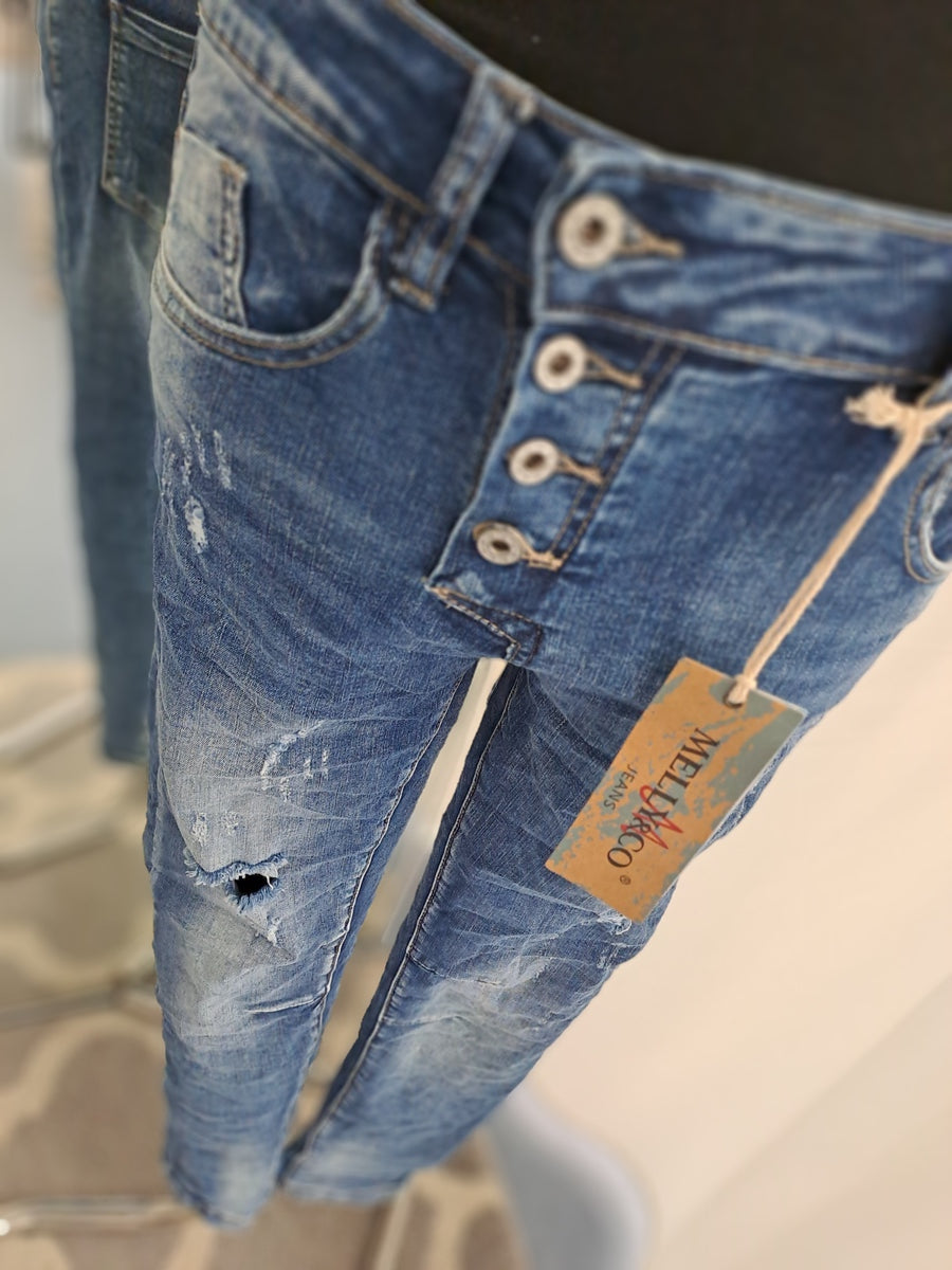 Melly & Co Jeans 15532 Blau