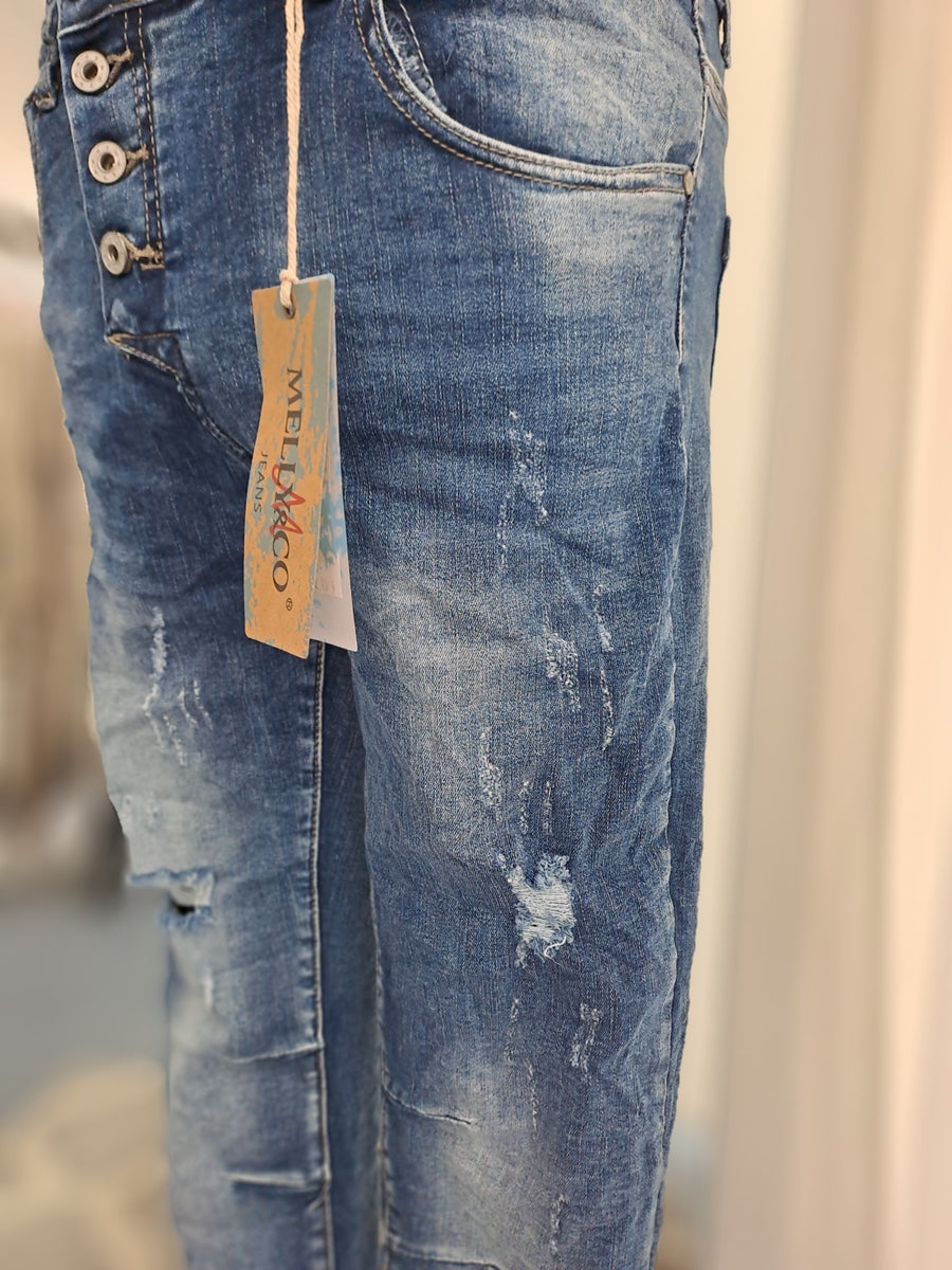 Melly & Co Jeans 15532 Blau