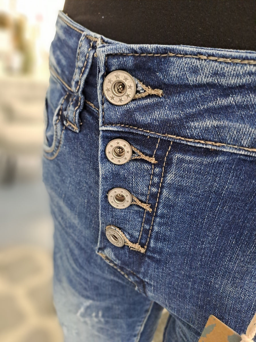 Melly & Co Jeans 15532 Blau