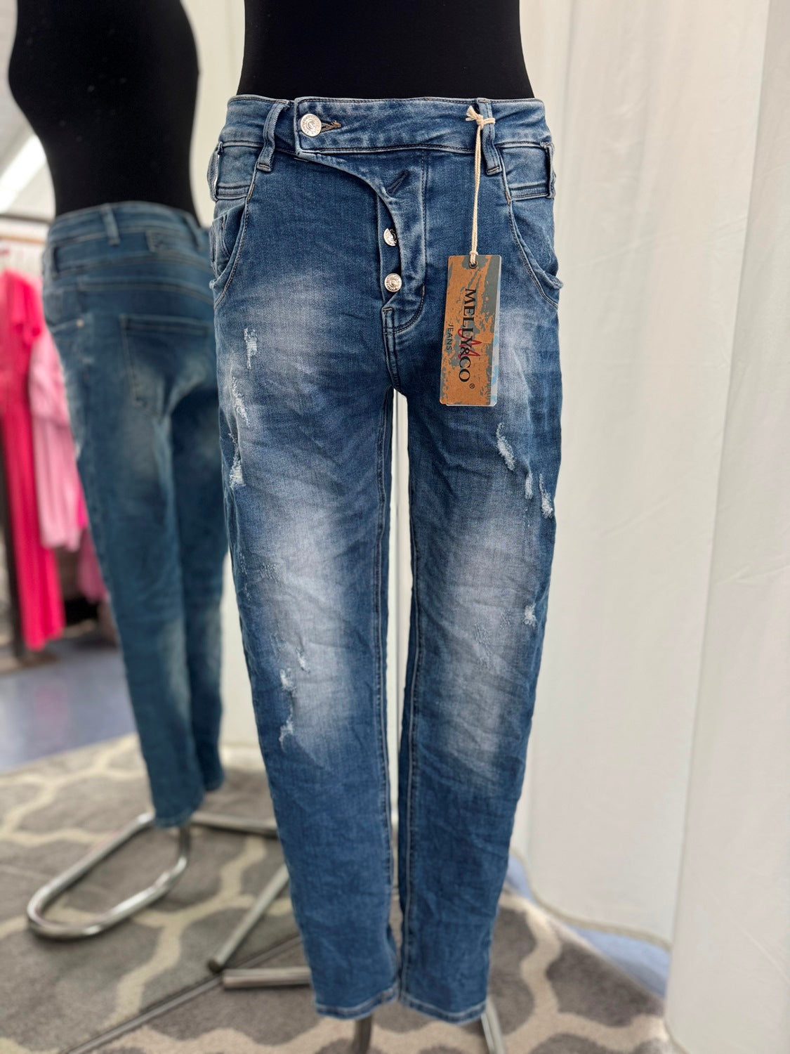 Melly & Co Jeans 16051 Blau
