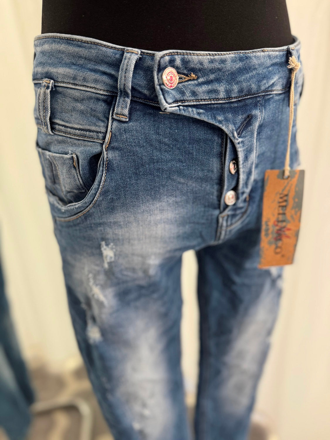 Melly & Co Jeans 16051 Blau