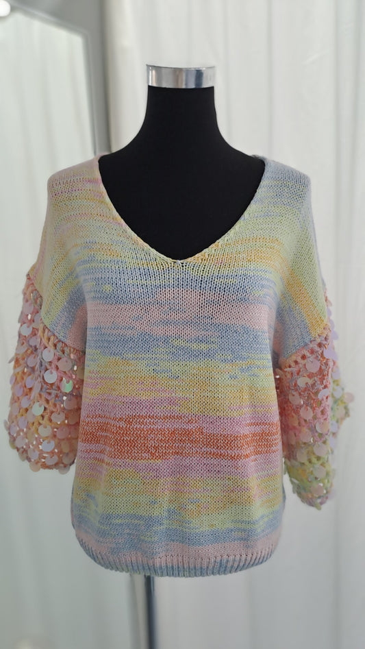 Fashion Strickshirt 17029 Multicolor