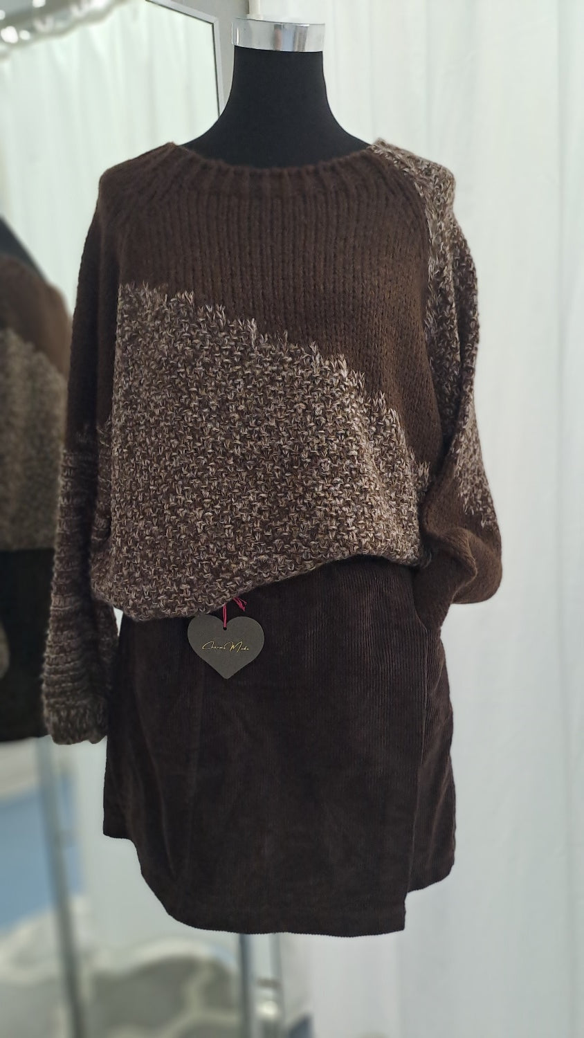 Charme Mode Pulli 31808 Braun