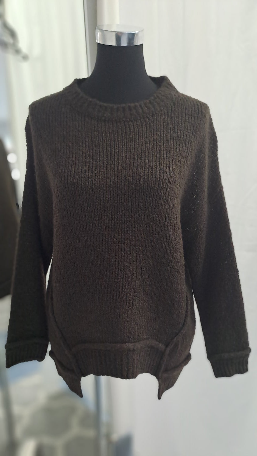 Charme Mode Pulli 31905 Braun