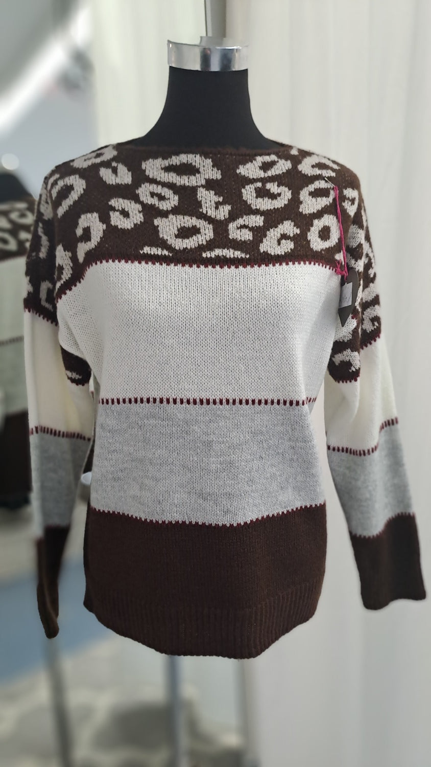 Charme Mode Pulli 31919 Braun