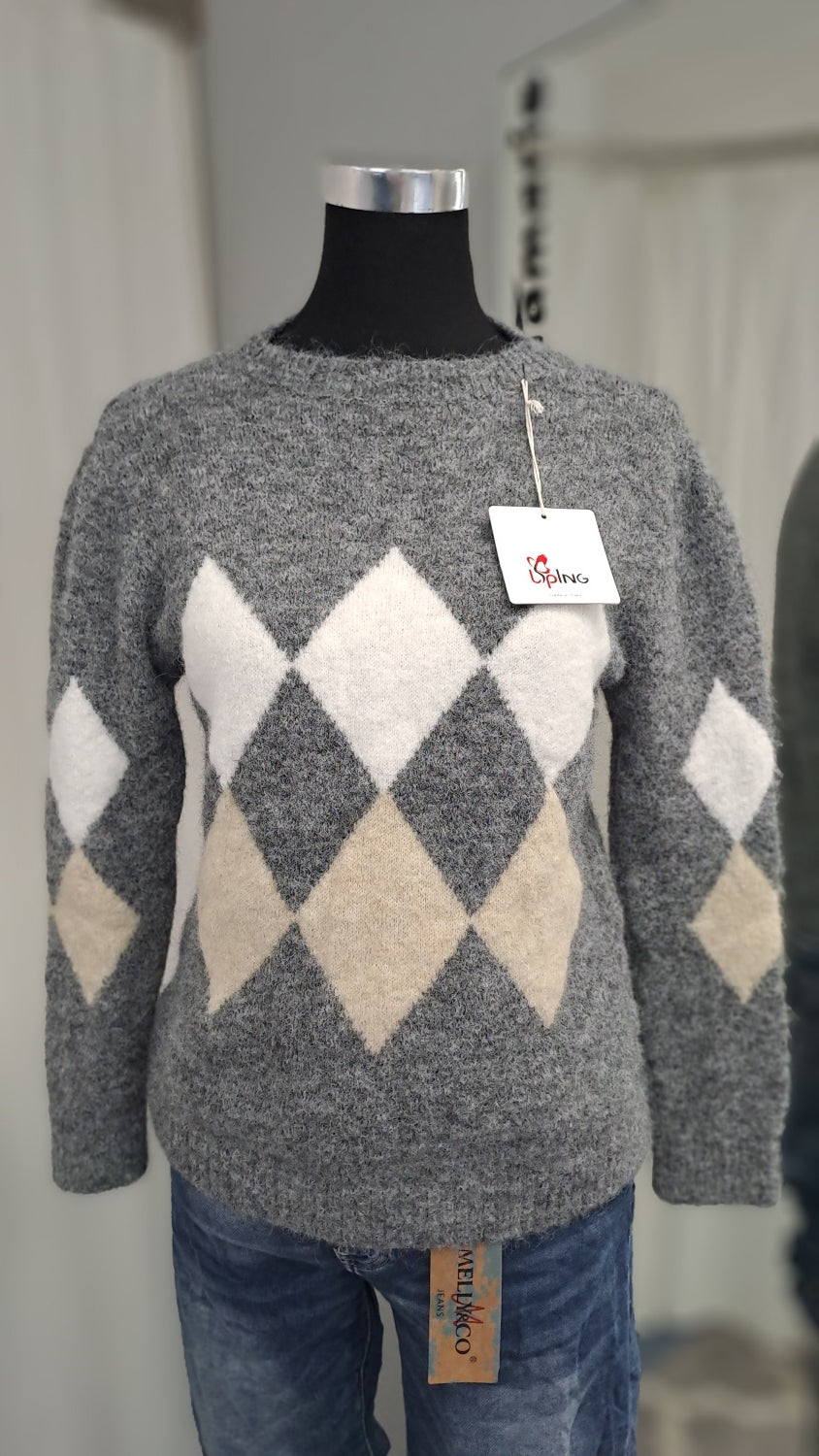 Liping Moda Pulli 34558 Grau