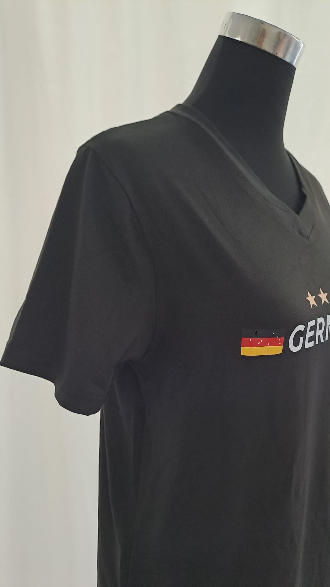 Deutschland Shirt Fan-Shirt 11071 Schwarz