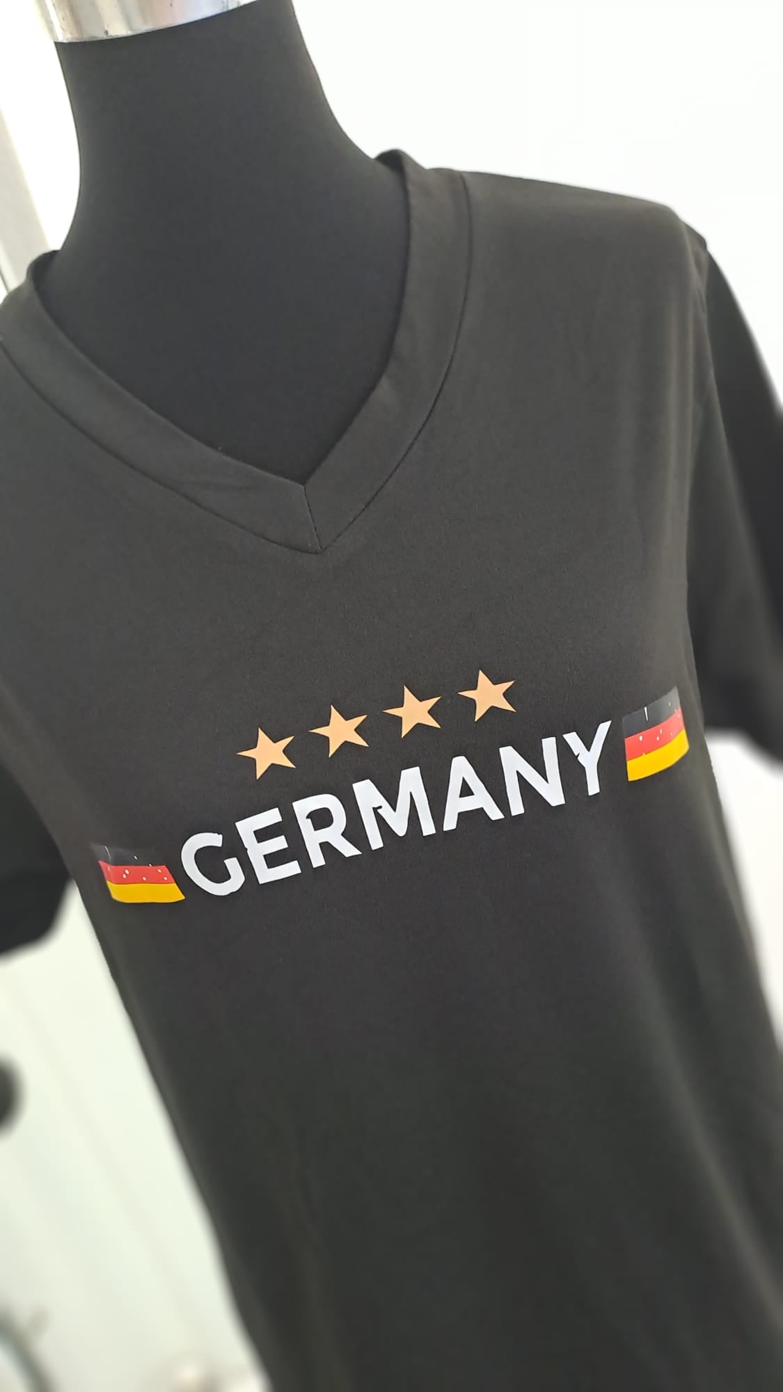 Deutschland Shirt Fan-Shirt 11071 Schwarz