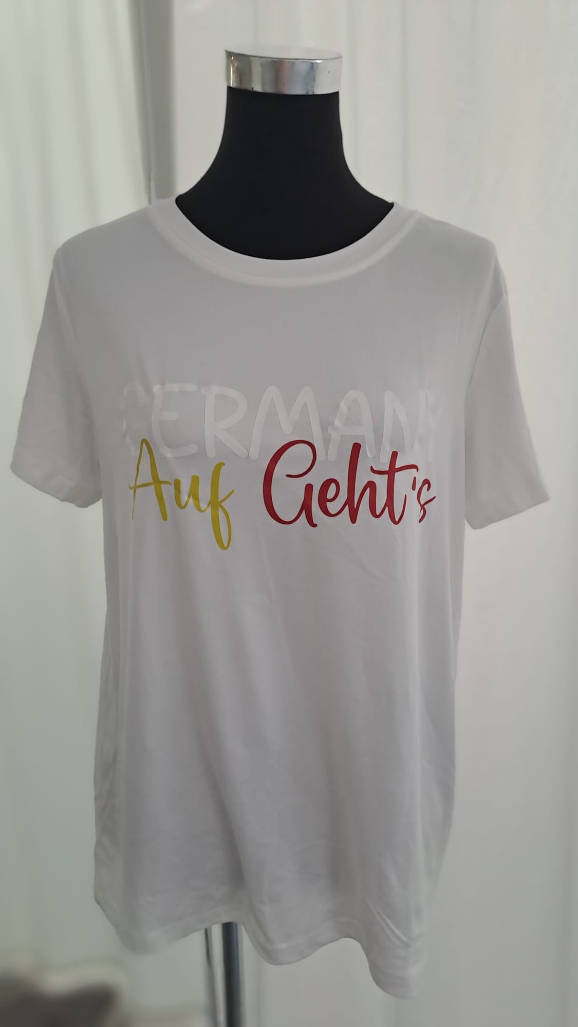 Deutschland Shirt Fan-Shirt 11074 Weiß