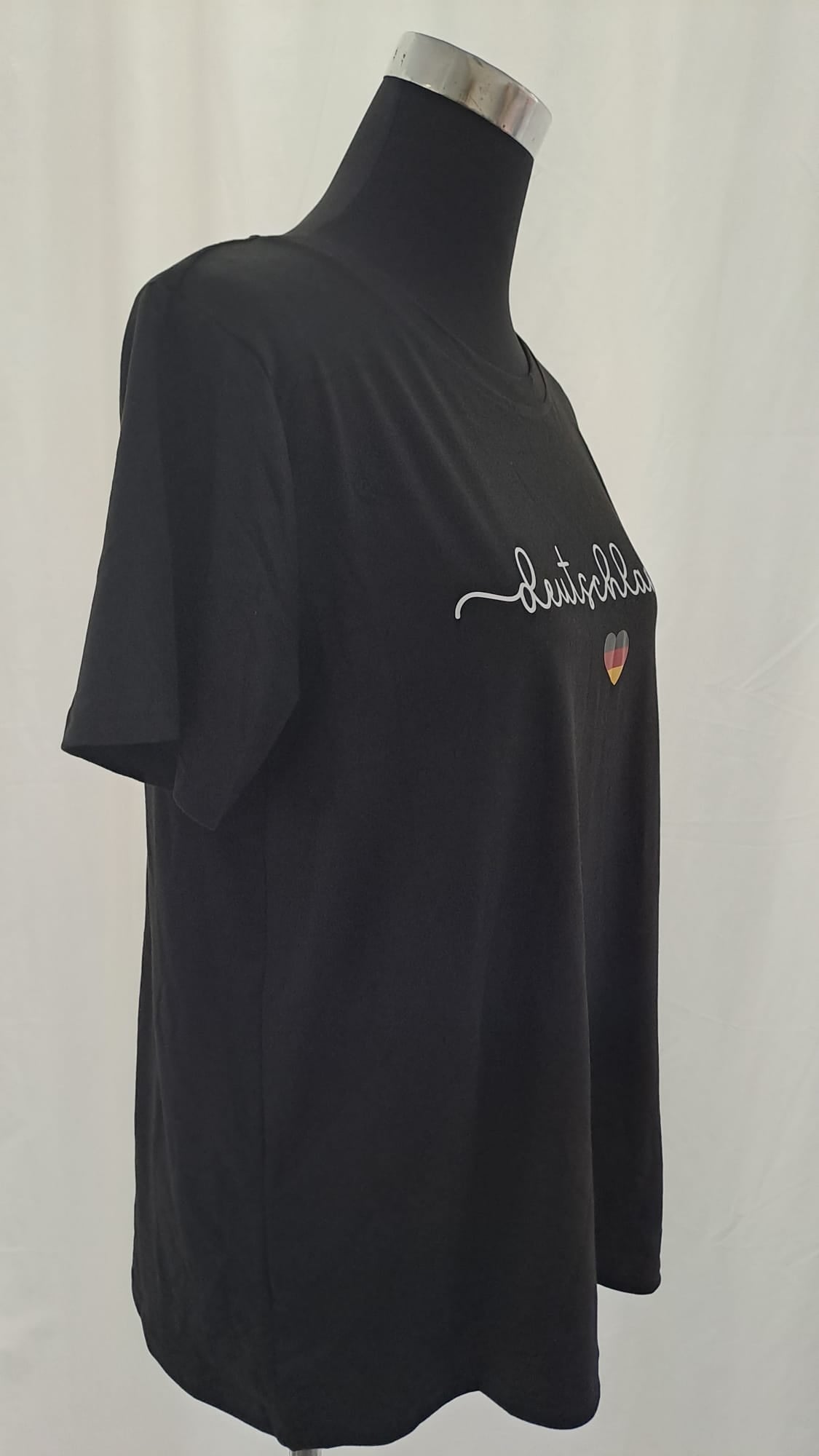 Deutschland Shirt Fan-Shirt 11075 Schwarz