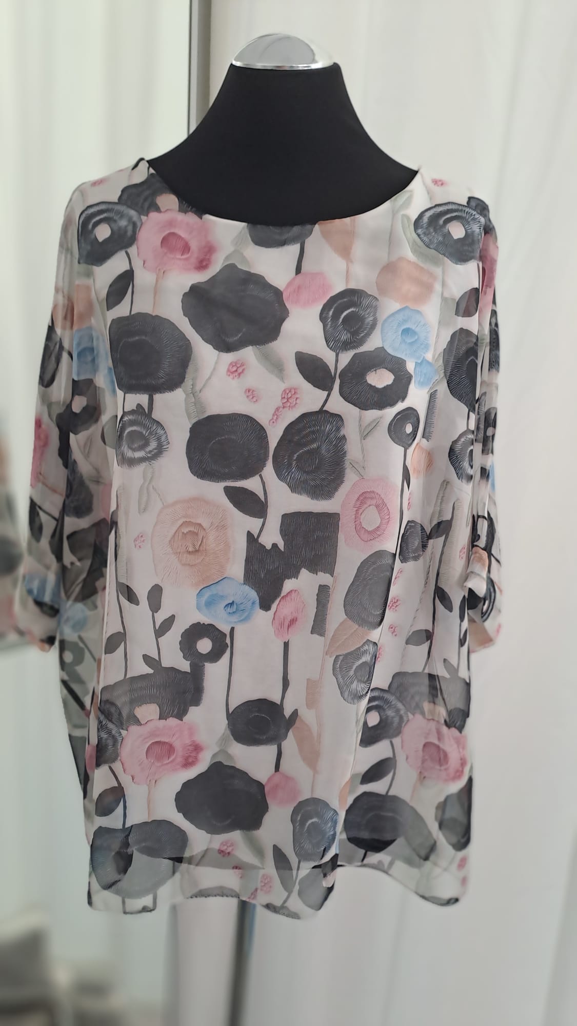 Liping Moda Blusenshirt 1811 Schwarz