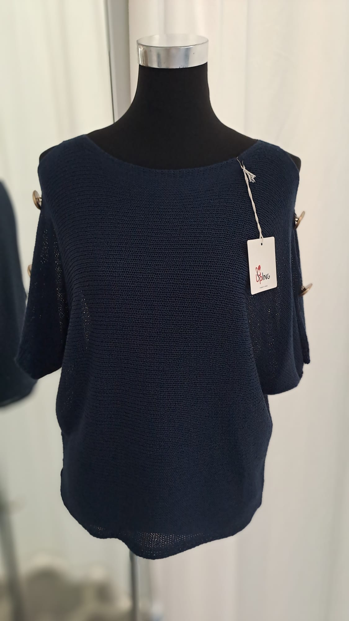 Liping Moda Shirt 1854 Dunkelblau