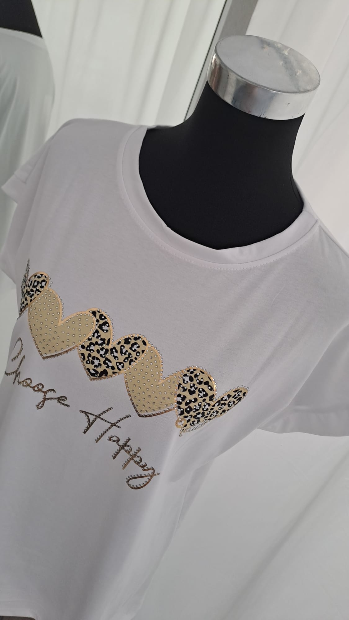 Liping Moda Shirt 1859 Leoprint Weiß
