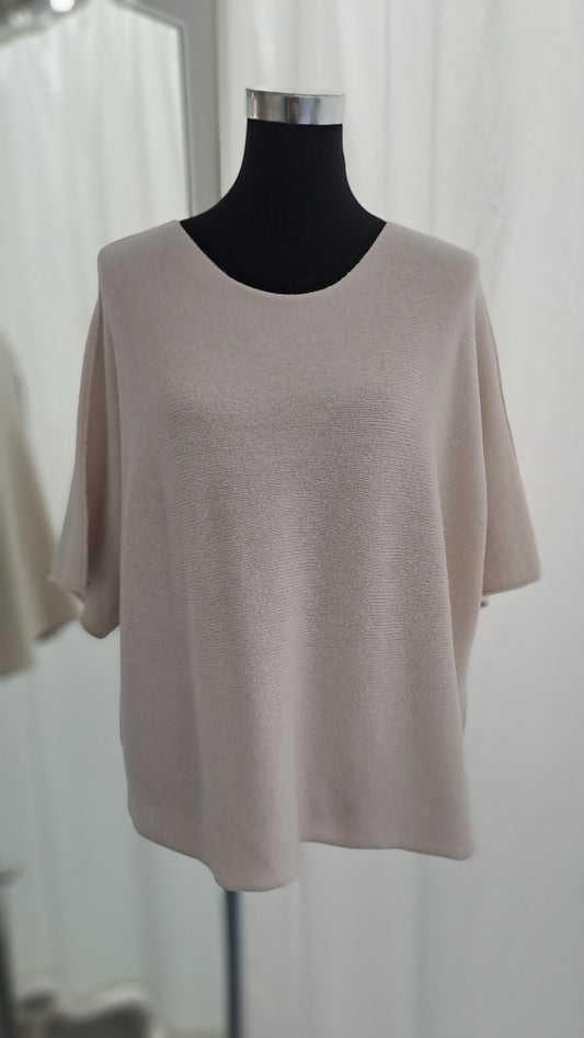 Young Fashion Feinstrickshirt 2301 Beige