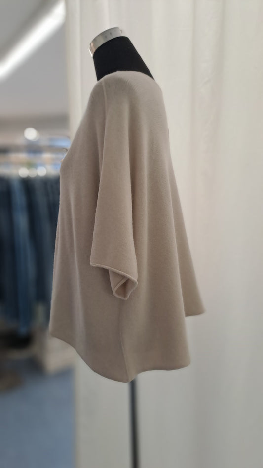 Young Fashion Feinstrickshirt 2301 Beige