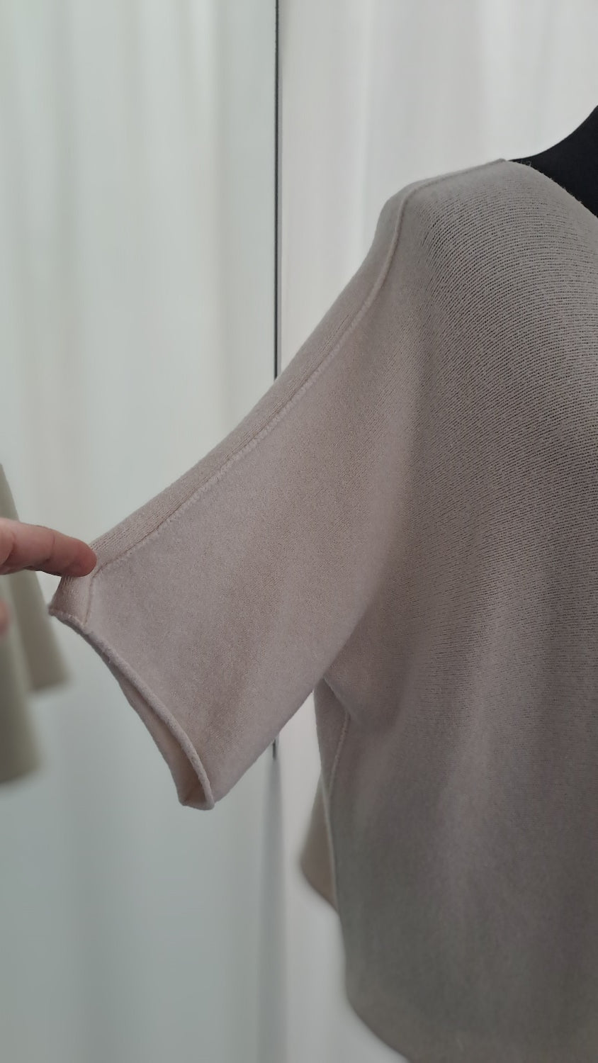 Young Fashion Feinstrickshirt 2301 Beige