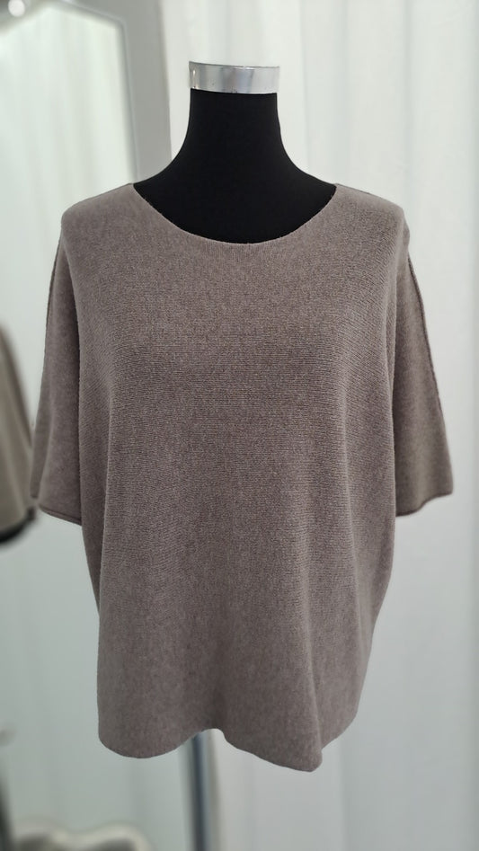 Young Fashion Feinstrickshirt 2302 Taupe