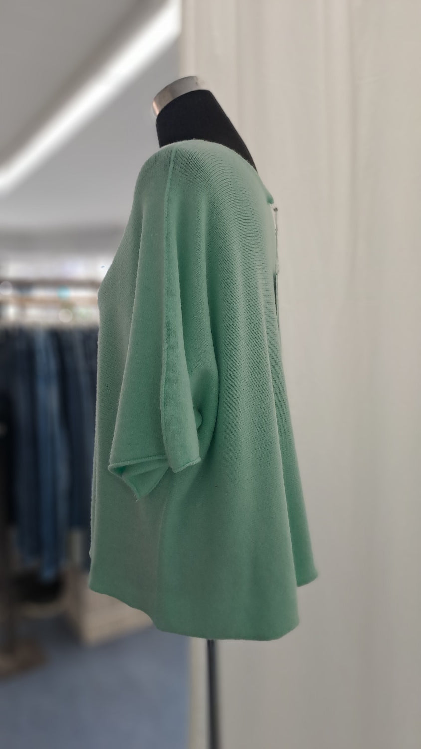 Young Fashion Feinstrickshirt 2303 Mint