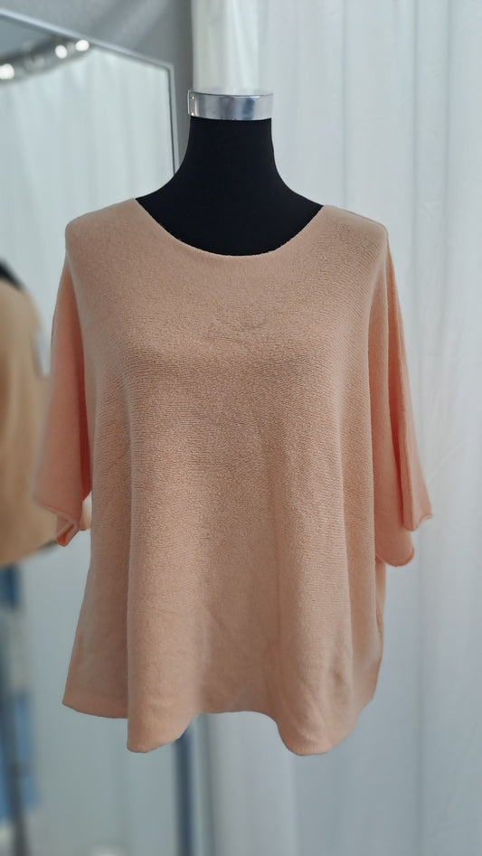 Young Fashion Feinstrickshirt 2305 Apricot
