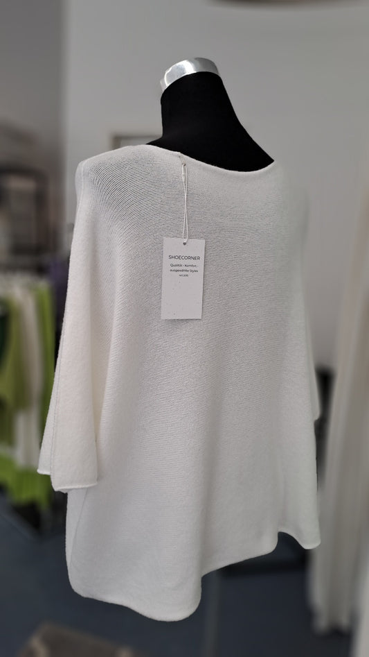 Young Fashion Feinstrickshirt 2308 Weiß