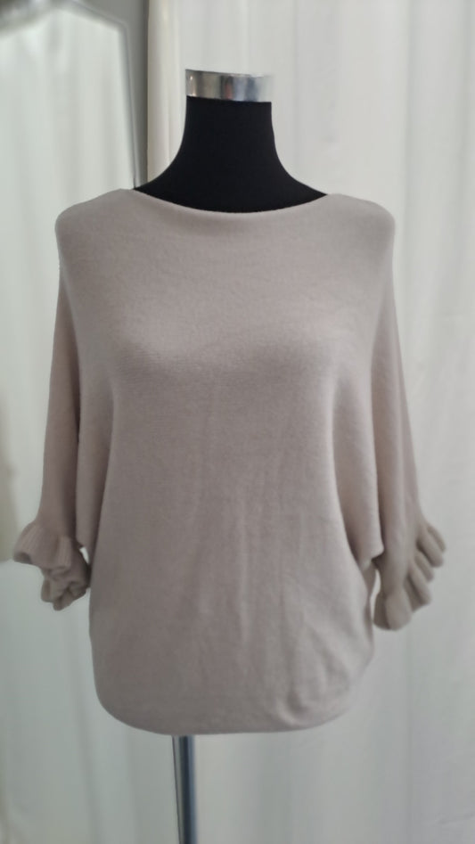 Young Fashion Feinstrickshirt 2912 Beige