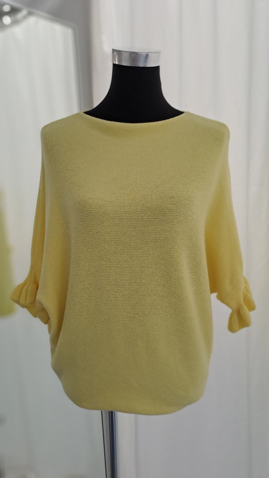 Young Fashion Feinstrickshirt 2914 Gelb