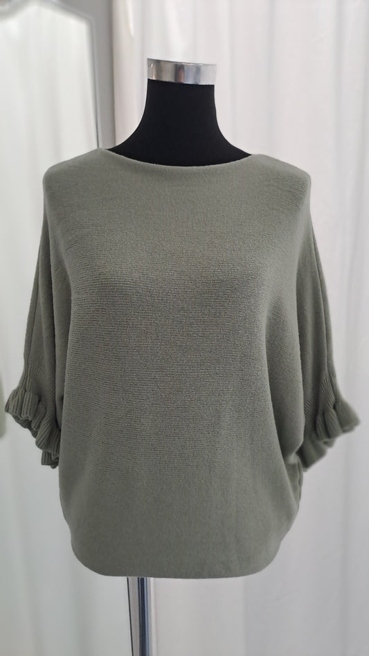 Young Fashion Feinstrickshirt 2916 Khaki