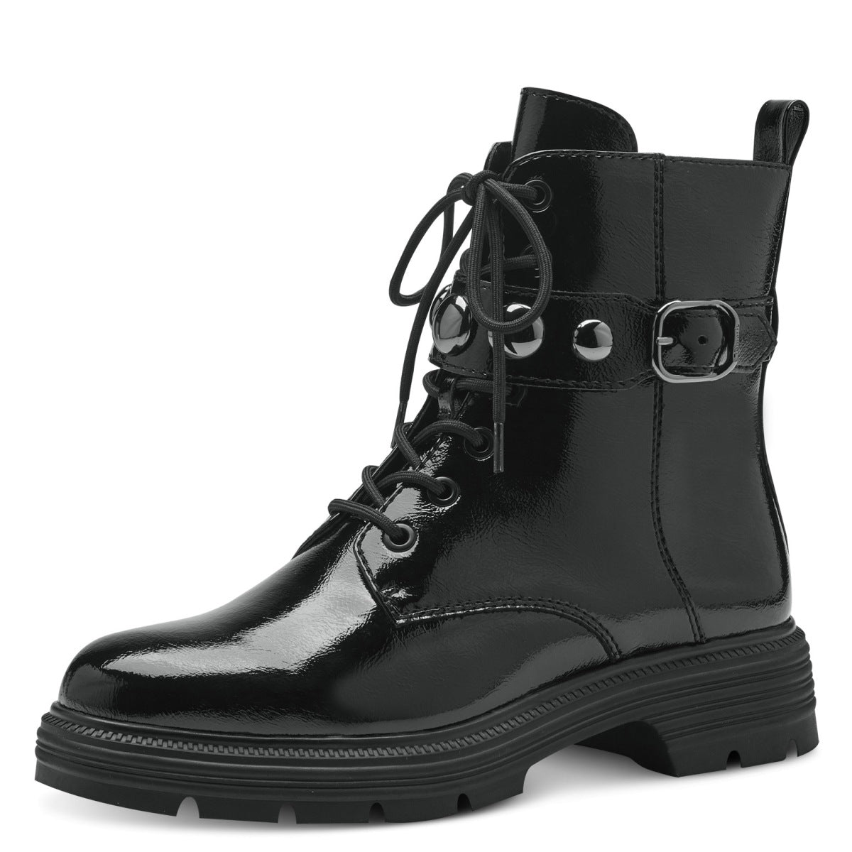Tamaris Stiefelette 25267 Schwarz Lack
