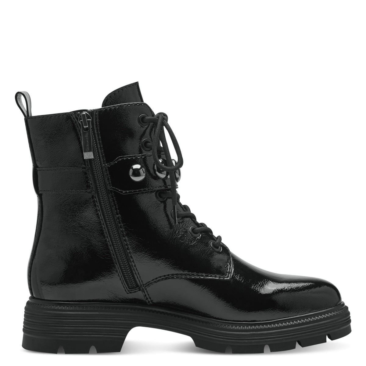 Tamaris Stiefelette 25267 Schwarz Lack