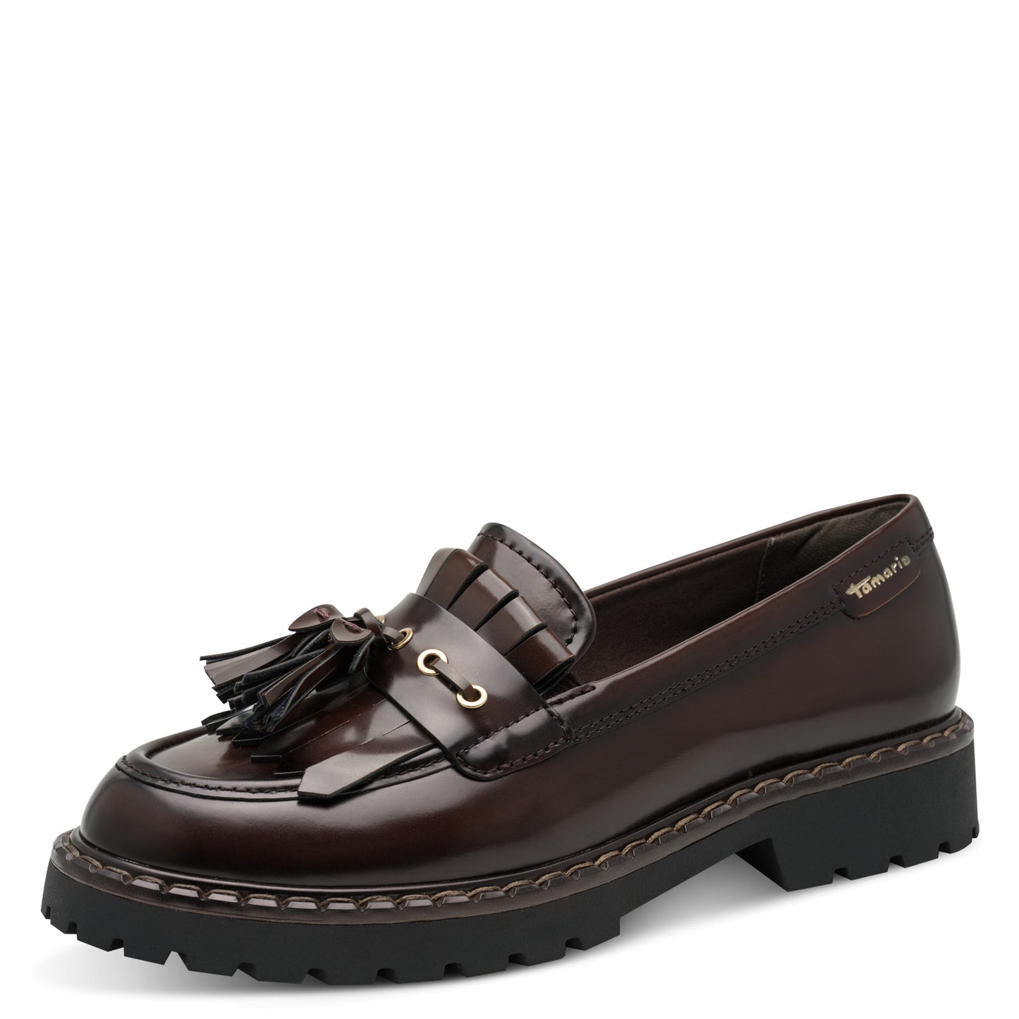 Tamaris Slipper 24353 Mocca – Touch-it Fußbett  - Frontansicht