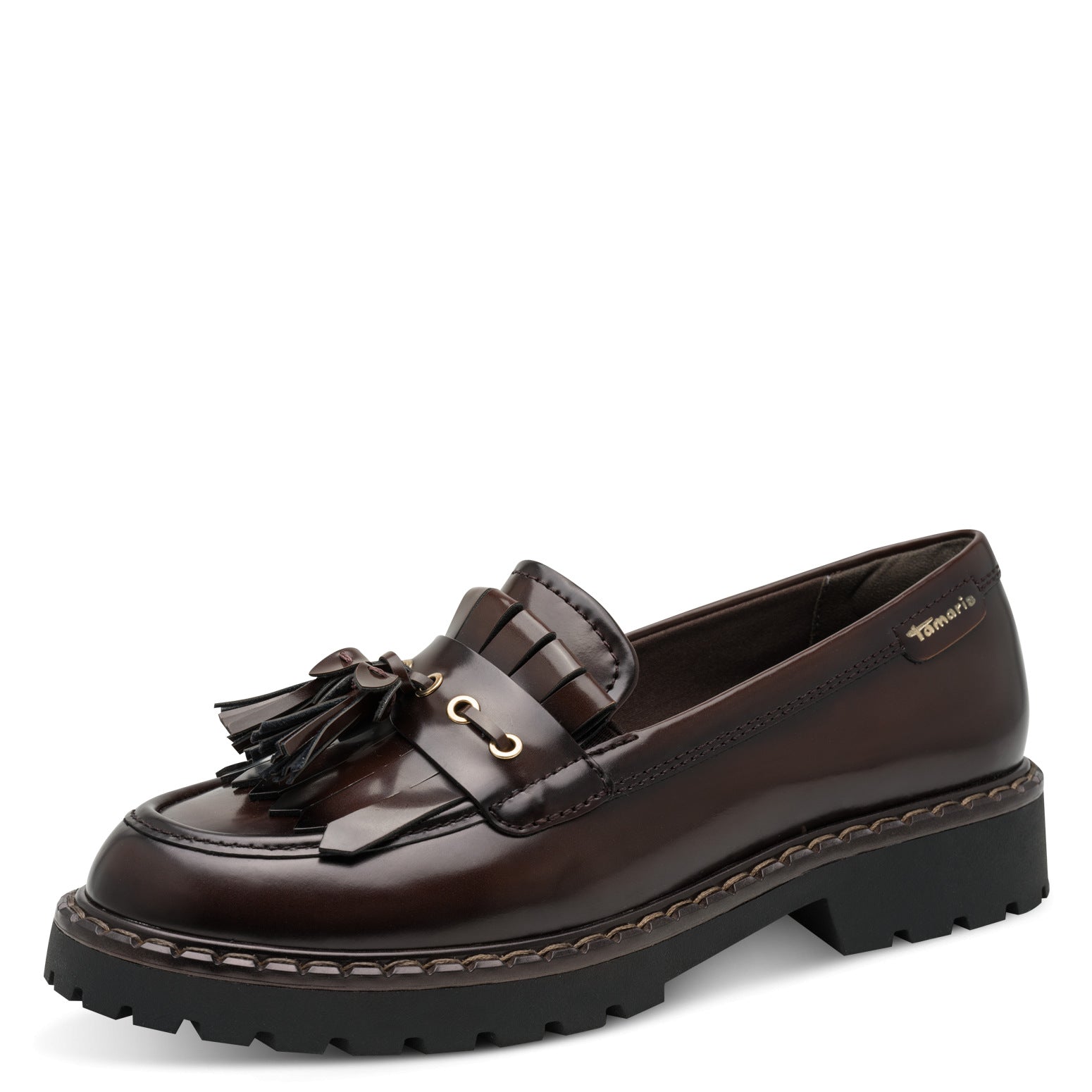 Tamaris Slipper 24353 Mocca – Touch-it Fußbett  - Frontansicht